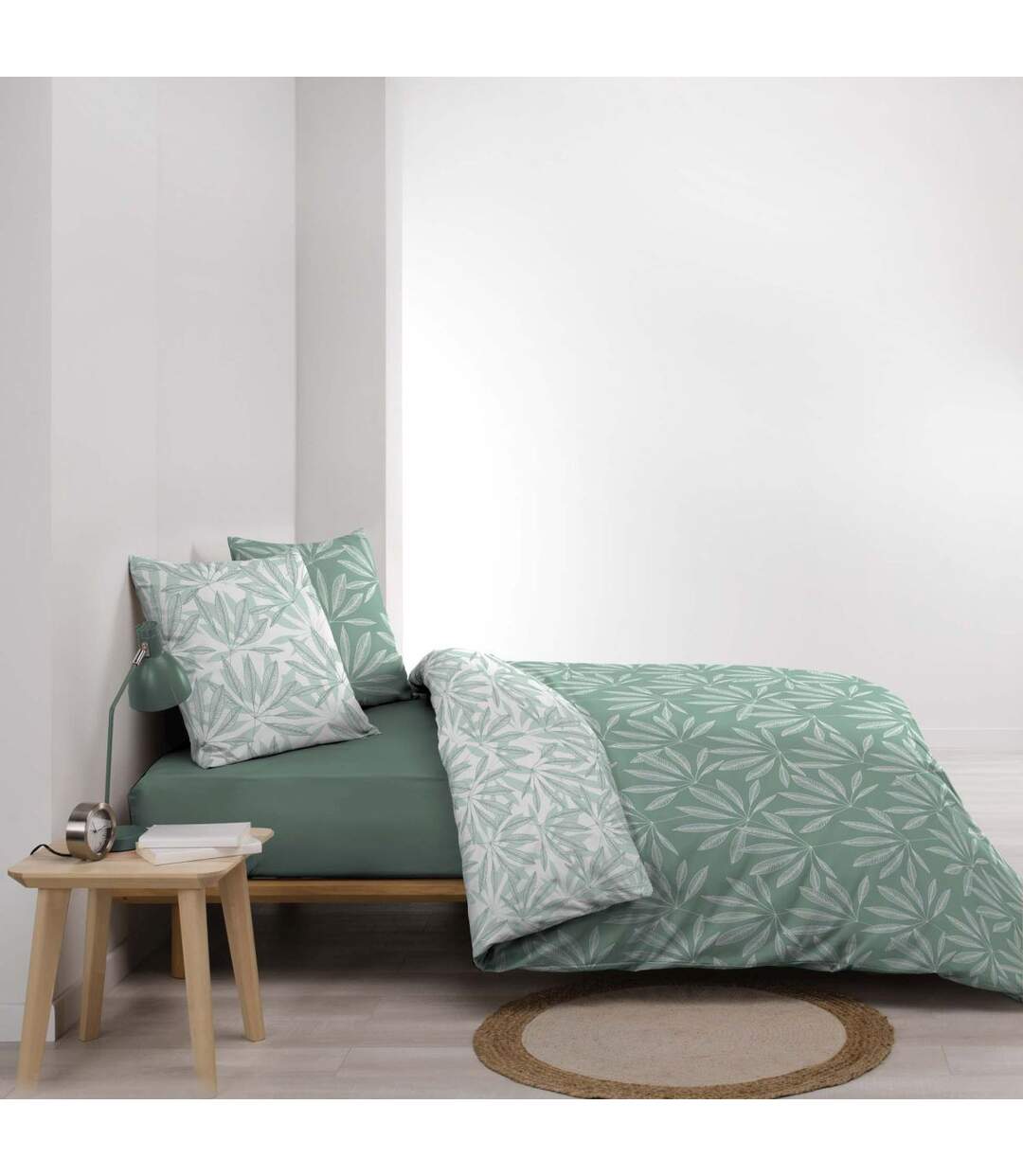 Parure de Lit 3 Pièces Malia 260x240cm Sauge-4