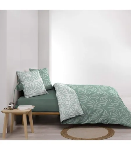 Parure de Lit 3 Pièces Malia 260x240cm Sauge