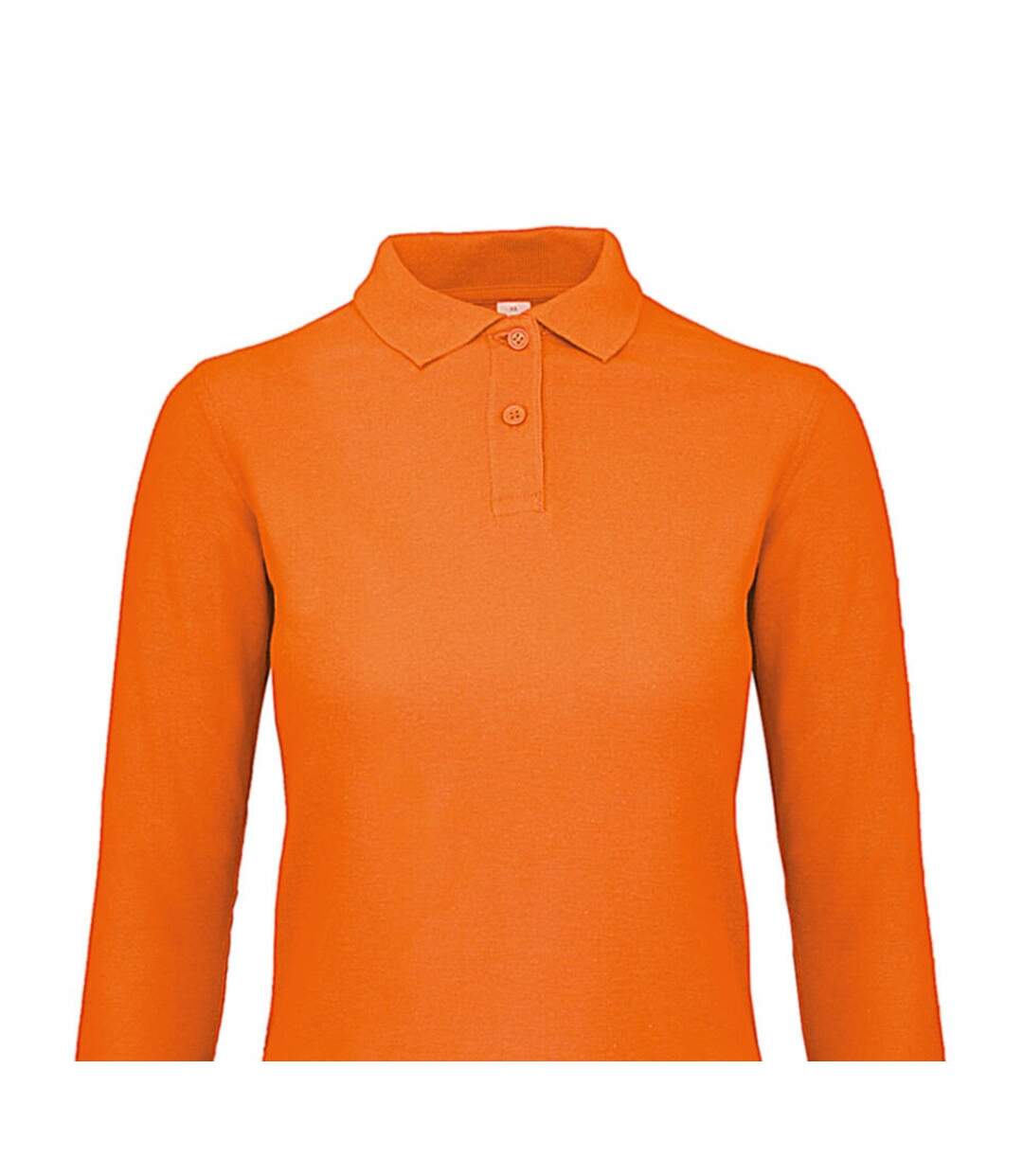 Polo Manches Longues Id.001 Femme Orange B&C-2
