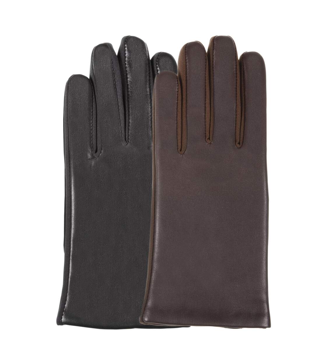 Isotoner Gants femme tactiles, taille unique et doublés en imitation fourrure-2