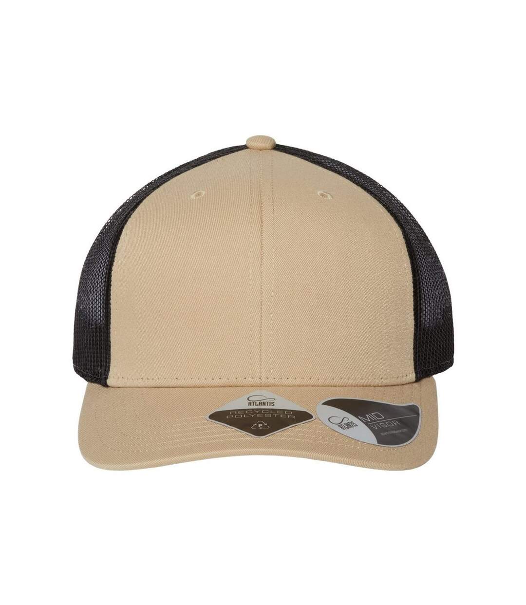 Casquette Trucker Bryce Marron Noir Atlantis Headwear-1