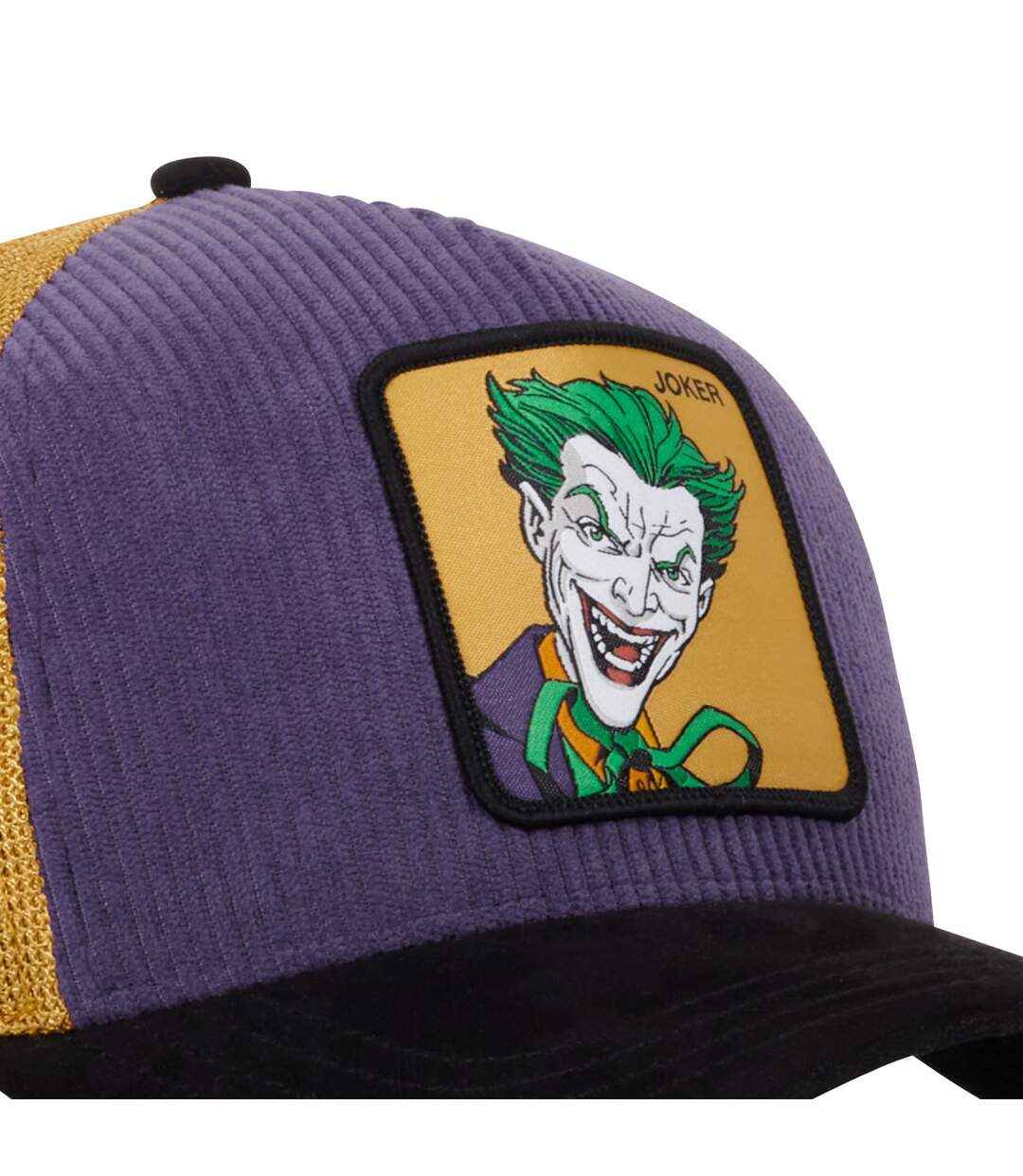 Casquette homme trucker en velour et suedine Dc Comics Prison Capslab