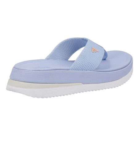 Womens/ladies surff two tone flip flops skywash blue FitFlop