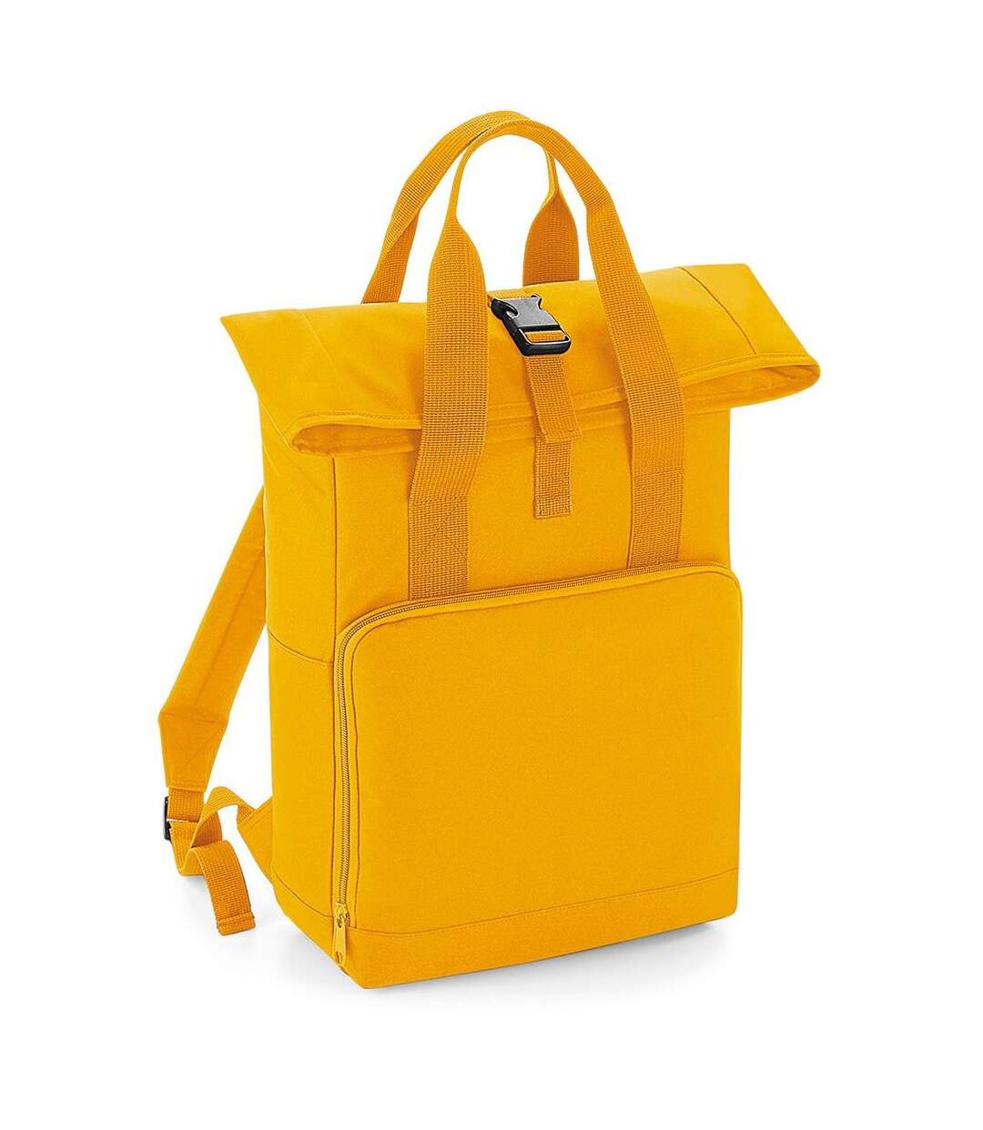 Sac à dos urbain rolltop et poignées - 14 litres - BG118 - jaune moutarde