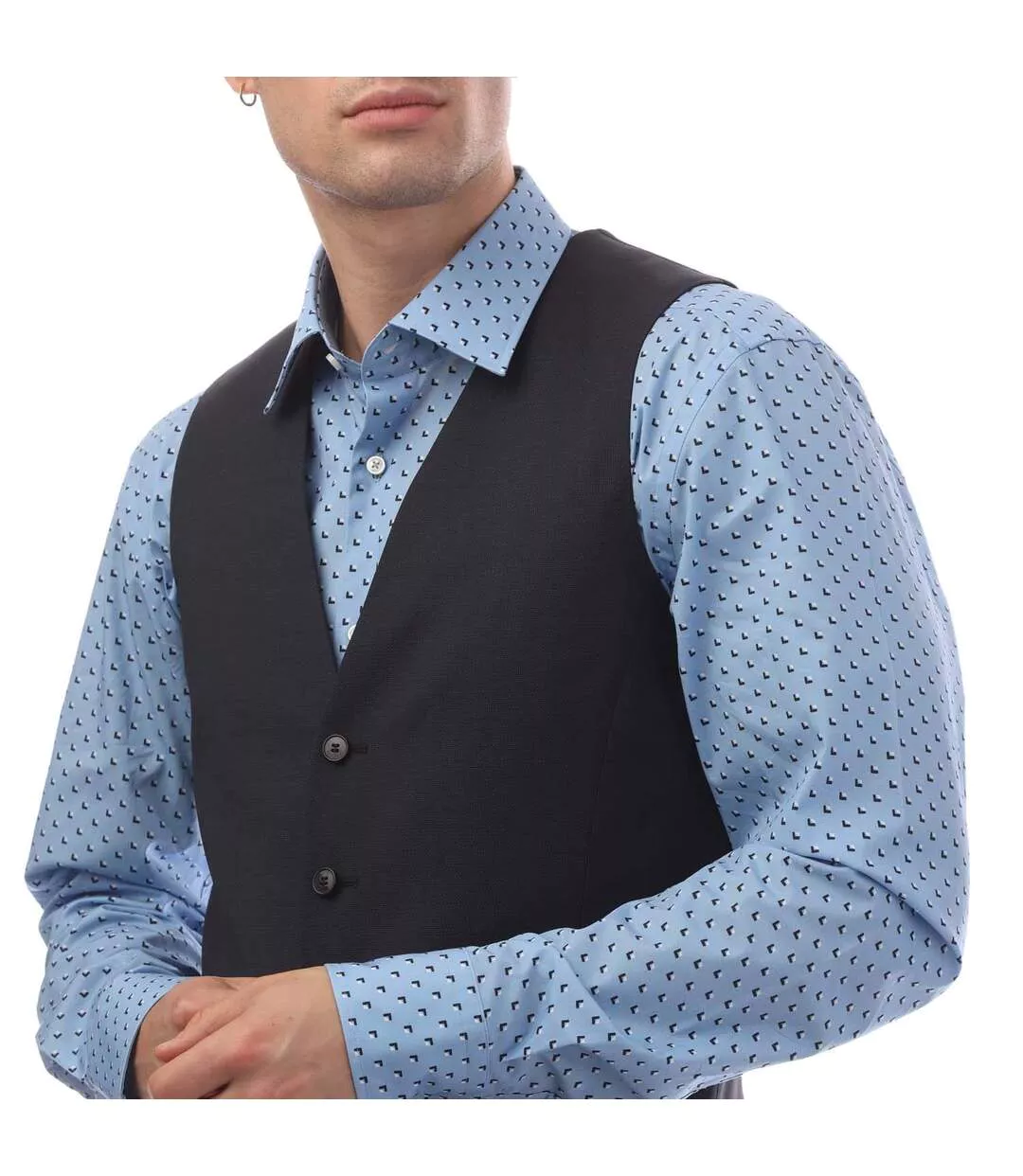 Gilet Vin194 Homme Bleu Marine Hugo Boss-4