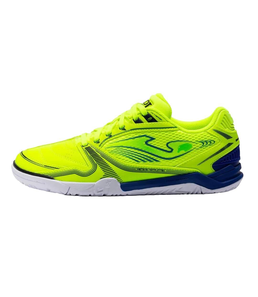 Baskets De Foot En Salle Motif/style Dribble Dribling Homme Jaune Fluo Bleu Joma-2