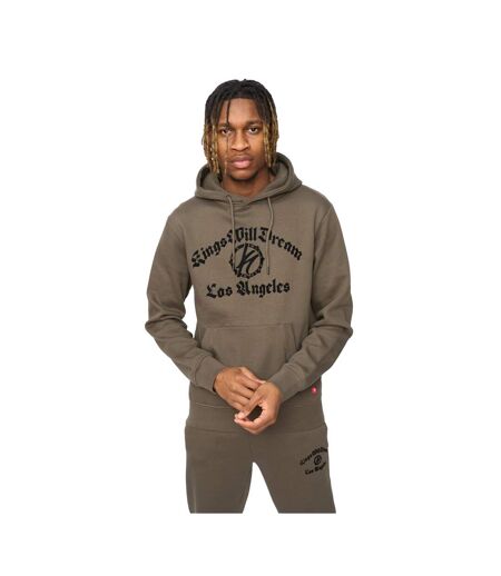 Mens Gothically Oversized Hoodie Olive Kings Will Dream