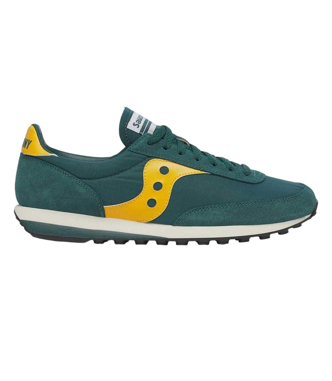 Mens 80 Suede Trainers Green Saucony-1