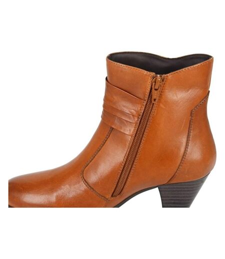 Bottines claretta femme brun clair Cipriata