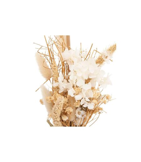 Composition de Fleurs Séchées Vase 25cm Blanc