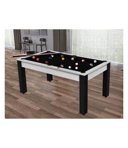 Billard convertible table 6 personnes Texas + plateaux dinatoires + pack accessoires Confort