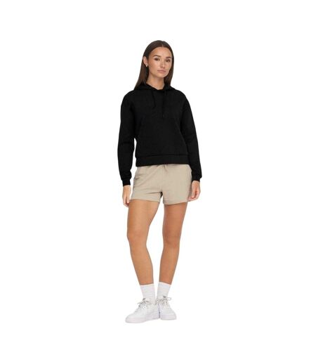 Sweat À Capuche Avec Cordons Manches Longues Femme Noir Only Play