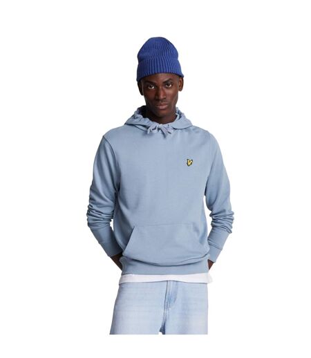 Mens pullover hoodie crafted blue Lyle & Scott