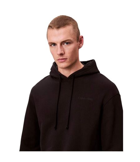 Mens Logo Regular Sweatshirt Black Calvin Klein