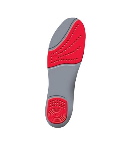 Semelles intérieures double strike 45-46 fr gris / rouge Sorbothane