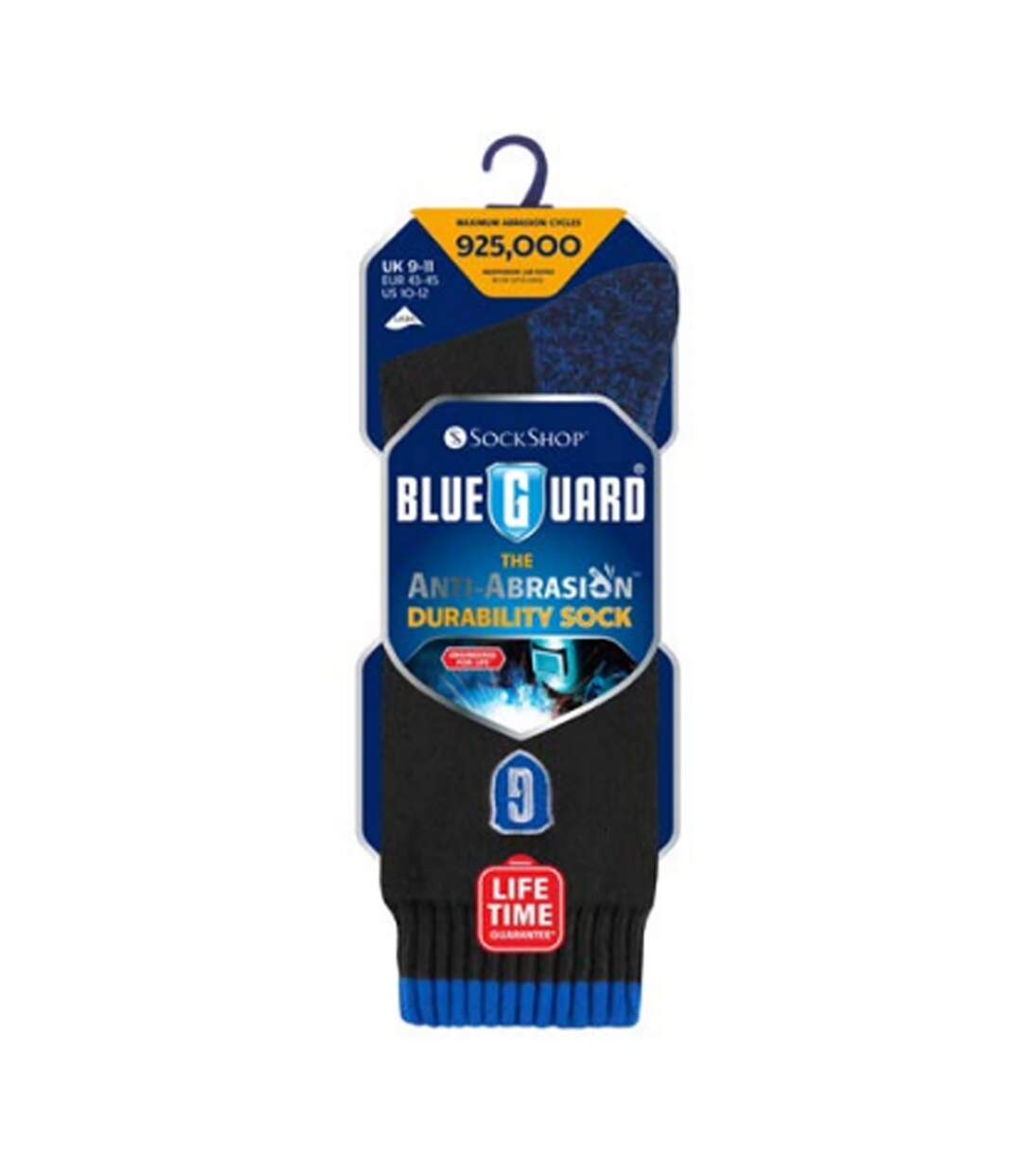 Mens blue guard socks black Work Force-2