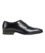 Mens Duke Leather Derby Shoes Black POD-3