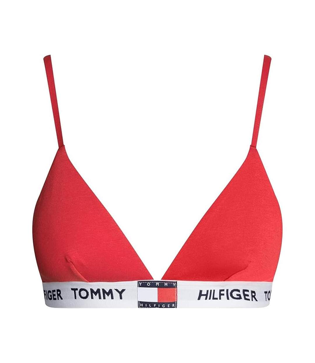 Soutien gorge rouge femme tommy hilfiger triangle - l-2