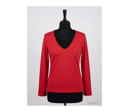 Tee-shirt AXONE COCCOUN1R Grande Taille : l'effet superposé du 46 au 52