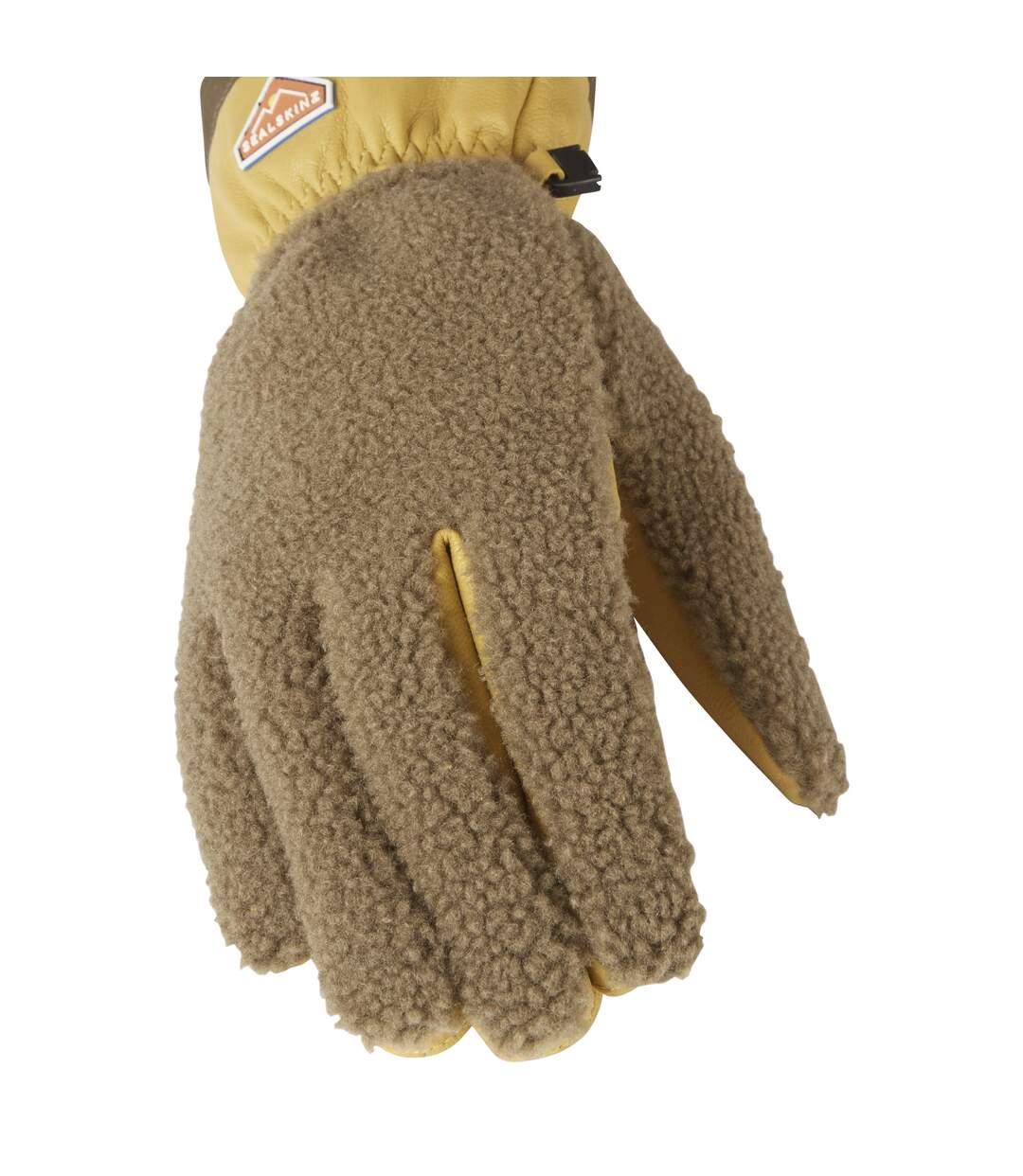 Waterproof Sherpa Fleece Hiking Gloves for Men and Women-4