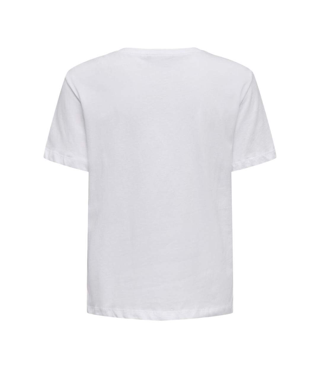 T-Shirt blanc femme jdy louisa - l-2