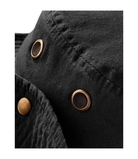 Chapeau D'été Uni En Toile Avec Sangle Ajustable Outback Adulte Noir Beechfield