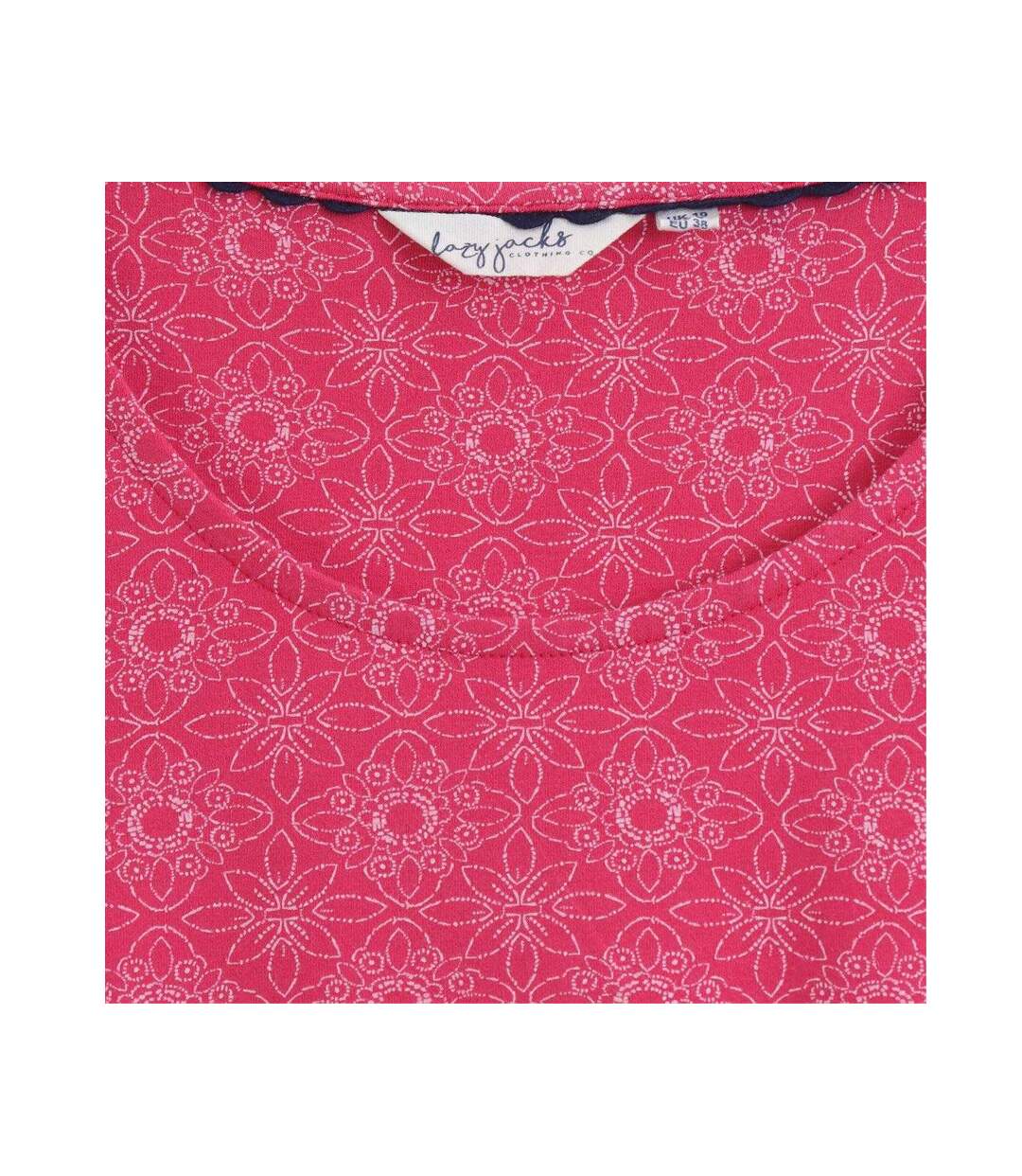 Tunique Motif/style Géométrique Femme Rose Lazy Jacks-4