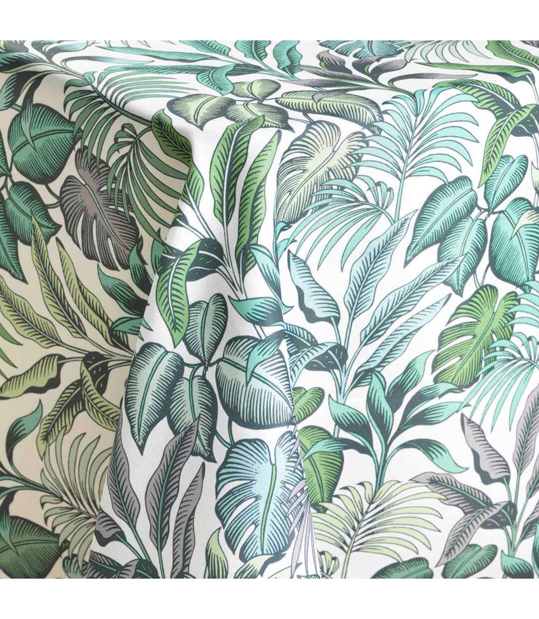 Nappe Antitache Imprimé Stylis 145x240cm Vert-3