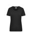 T-shirt Travail Femme Noir James And Nicholson-1