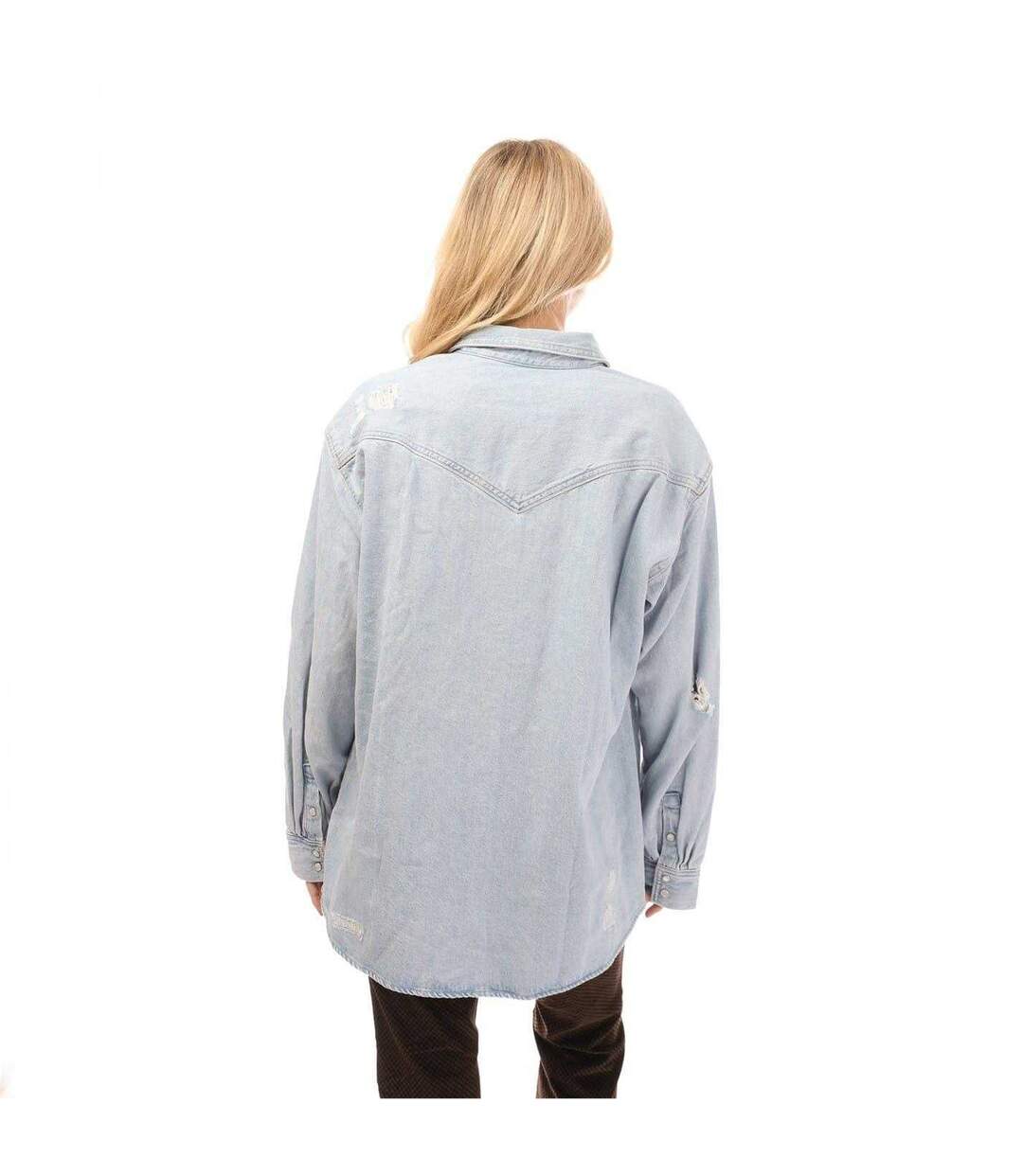 Chemise Dorsey Xl Femme Bleu Levis-2