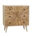 Commode en manguier sculpté SUNRISE 3 tiroirs