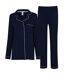 Ensemble De Pyjama Long Femme Bleu Marine Chelsea Peers-1