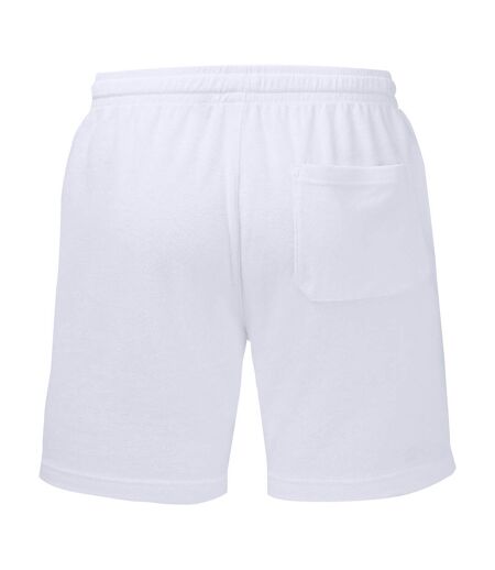 Mens Terrycloth Shorts White Wombat