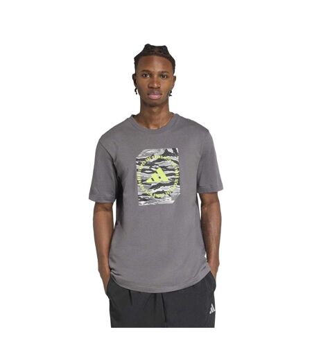 T-shirt Motif/style Camouflage Homme Étain Adidas