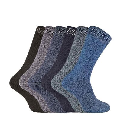 6 Pack Mens Soft Breathable Cotton Hiking Socks for Summer