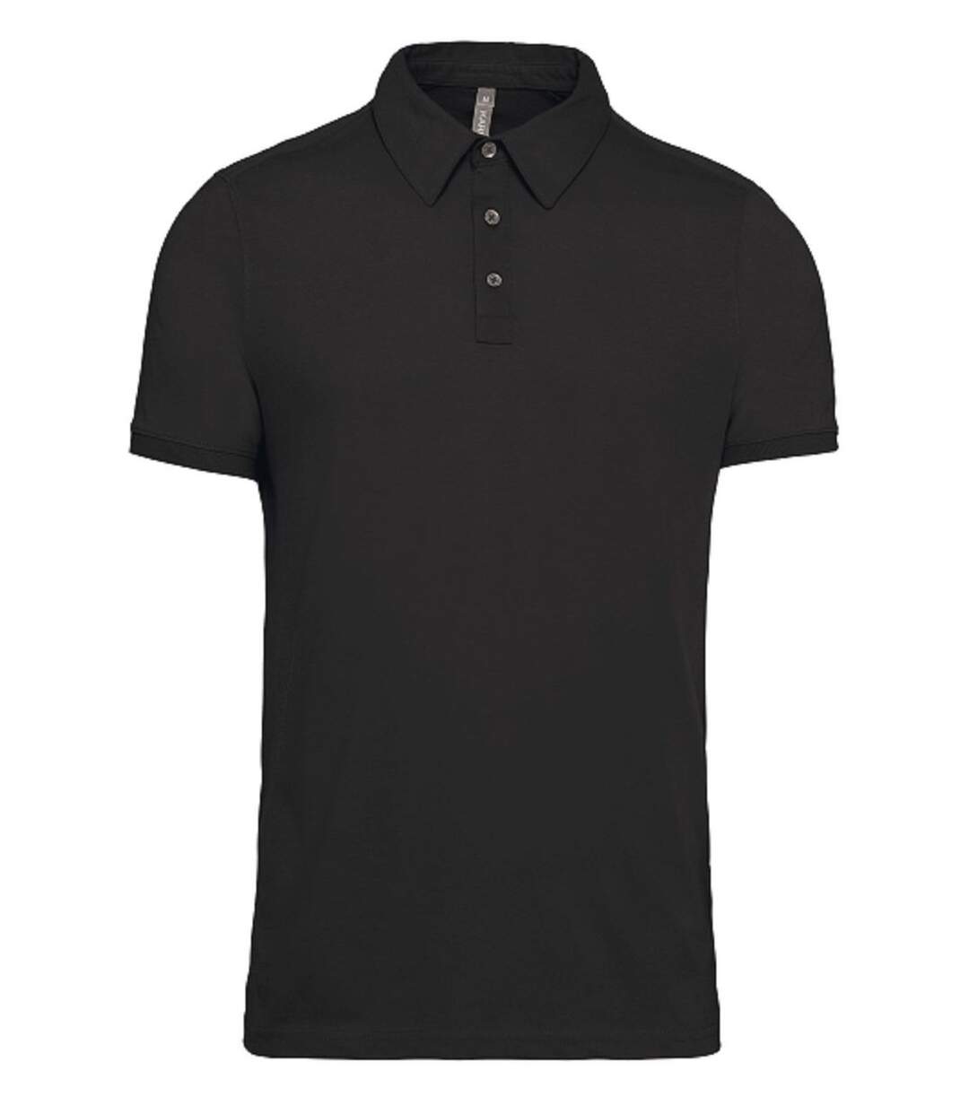 Polo jersey manches courtes - Homme - K262 - noir-1