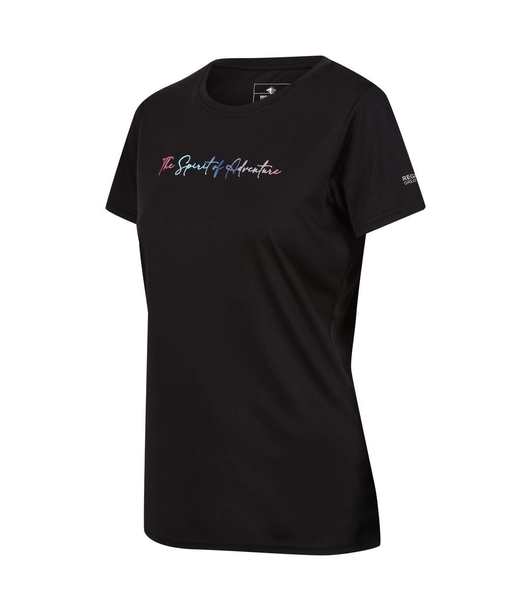 T-shirt fingal the spirit of adventure femme noir Regatta-3