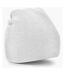 Beechfield Plain Basic Knitted Winter Beanie Hat (White) - UTRW209
