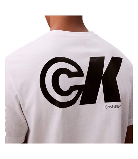 T-Shirt blanc homme calvin klein jeans 20s ck sport