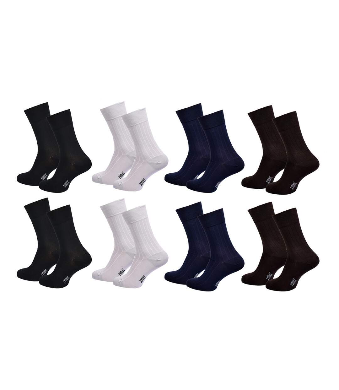 Chaussettes homme NEW MAN Confort et qualité -Assortiment modèles photos selon arrivages- - Pack de 8-1