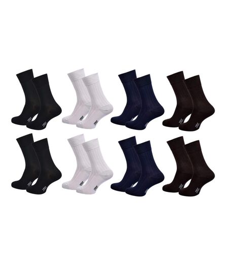 Chaussettes homme NEW MAN Confort et qualité -Assortiment modèles photos selon arrivages- - Pack de 8