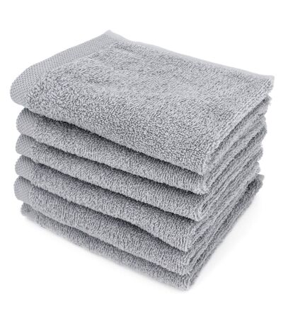 Lot de serviettes invité ALPHA 6 pièces
