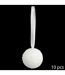 Boule de Noël pailletée Manteau Givré - Blanc-1