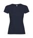 Roly Womens/Ladies Jamaica Short-Sleeved T-Shirt (Navy Blue)