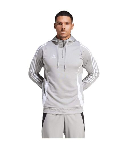 Sweat À Capuche Entraînement Tiro Homme Gris Adidas
