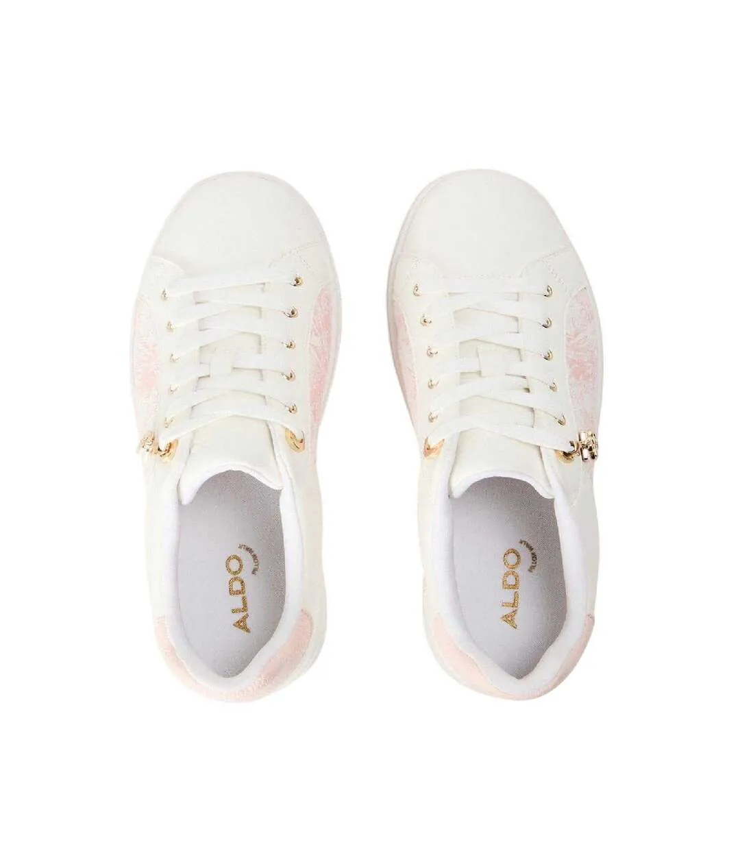 Womens/ladies Elgata Platform Trainers Pink Aldo-3