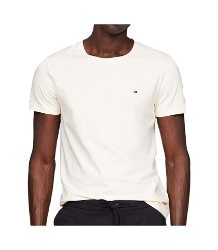 T-shirt Ecru Homme Tommy Hilfiger Slub - L