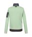 Womens/ladies colliston colour block baffled fleece jacket seal grey/quiet green Regatta