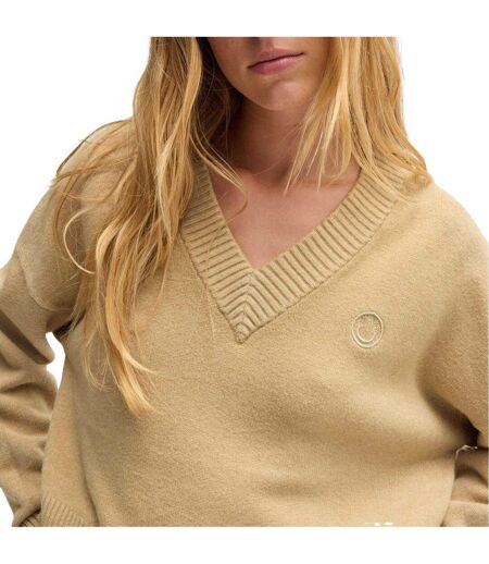 Sweat Sester B Femme Beige Hugo