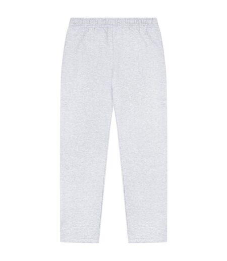 Unisex Adult Core Combed Cotton Split Hem Jogging Bottoms Ash Grey Casual Classics